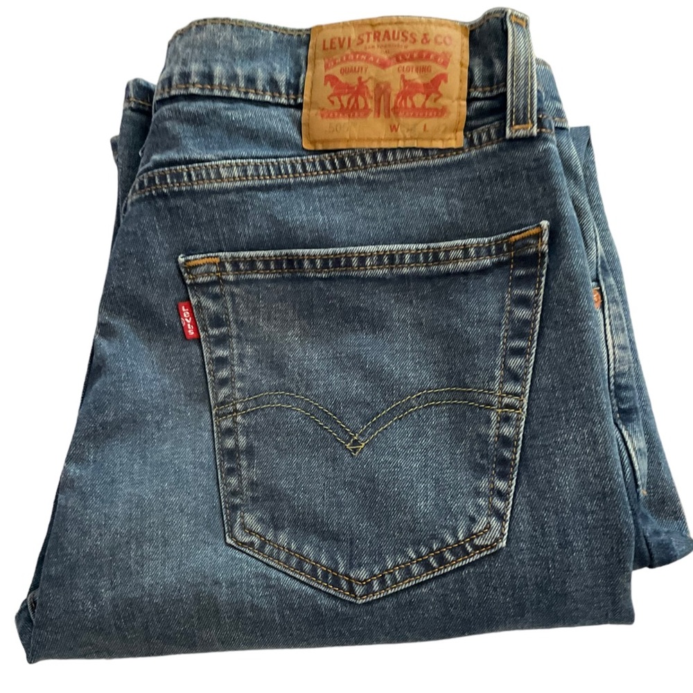 EUC Men’s Levi’s 505 Jeans 34x32 - Picture 3 of 5